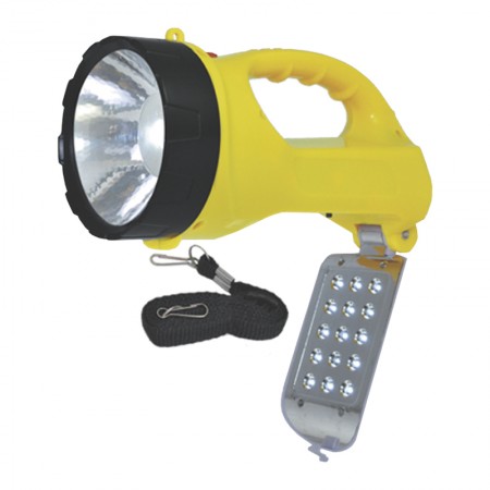 Lanterna LED recarregável 1+15 LEDs